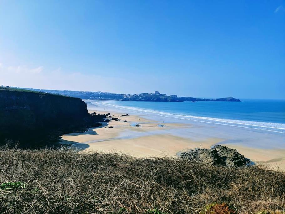 Large 4 Person Couples And Family Caravan In Newquay Bay Resort Eksteriør billede